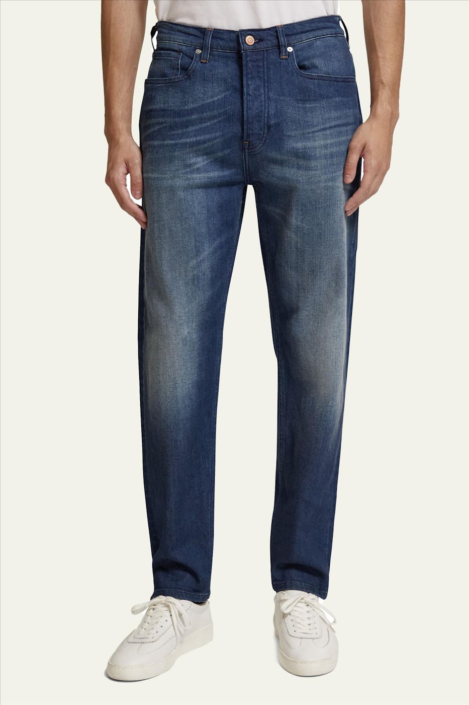 Scotch & Soda - Donkerblauwe The Drop jeans