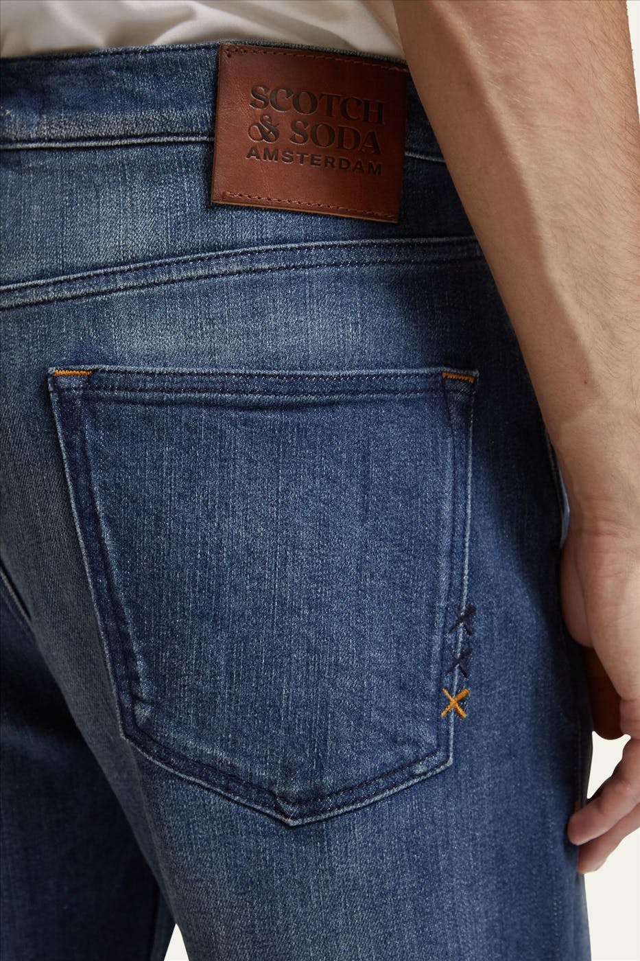 Scotch & Soda - Donkerblauwe The Drop jeans