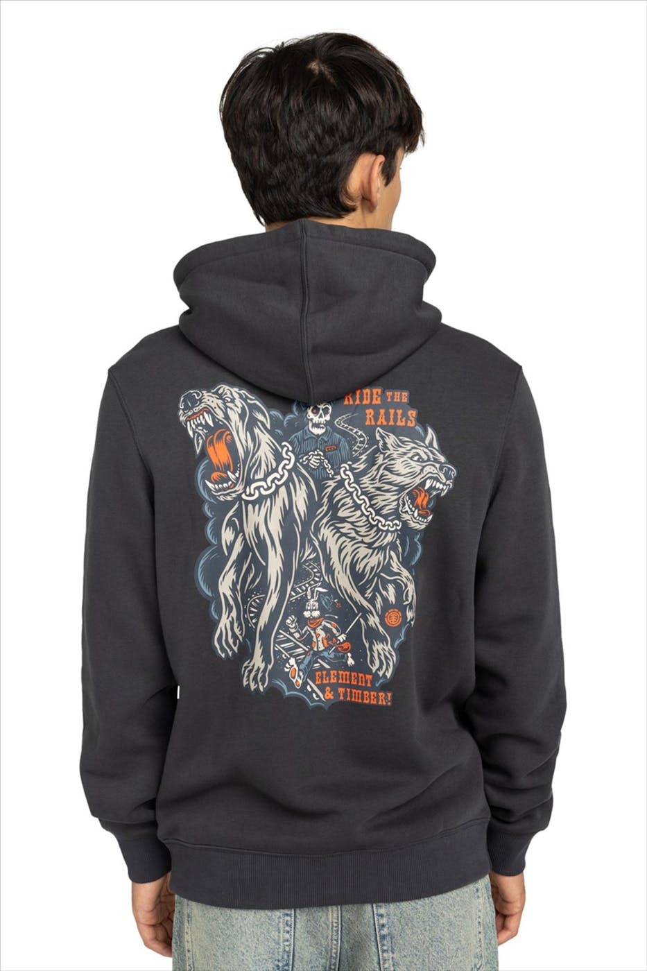 Element - Donkergrijze Timber Guard Dogs hoodie