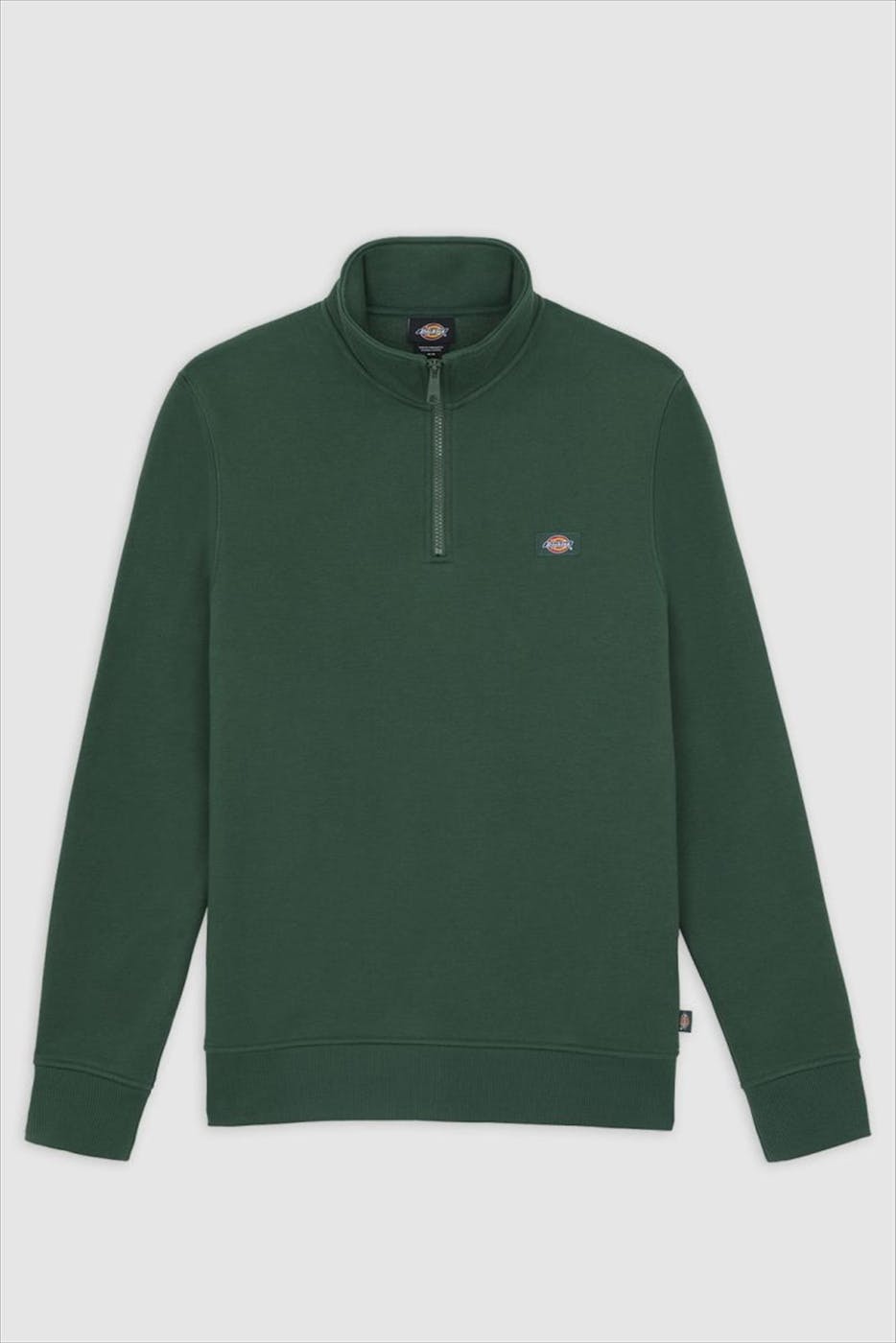 Dickies - Groene Oakport Quarter Zip sweater
