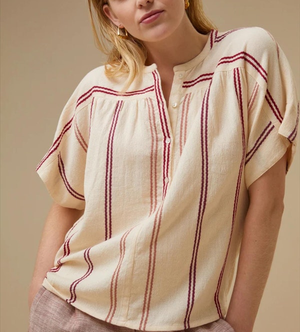 BY BAR - Ecru Bo Athia blouse