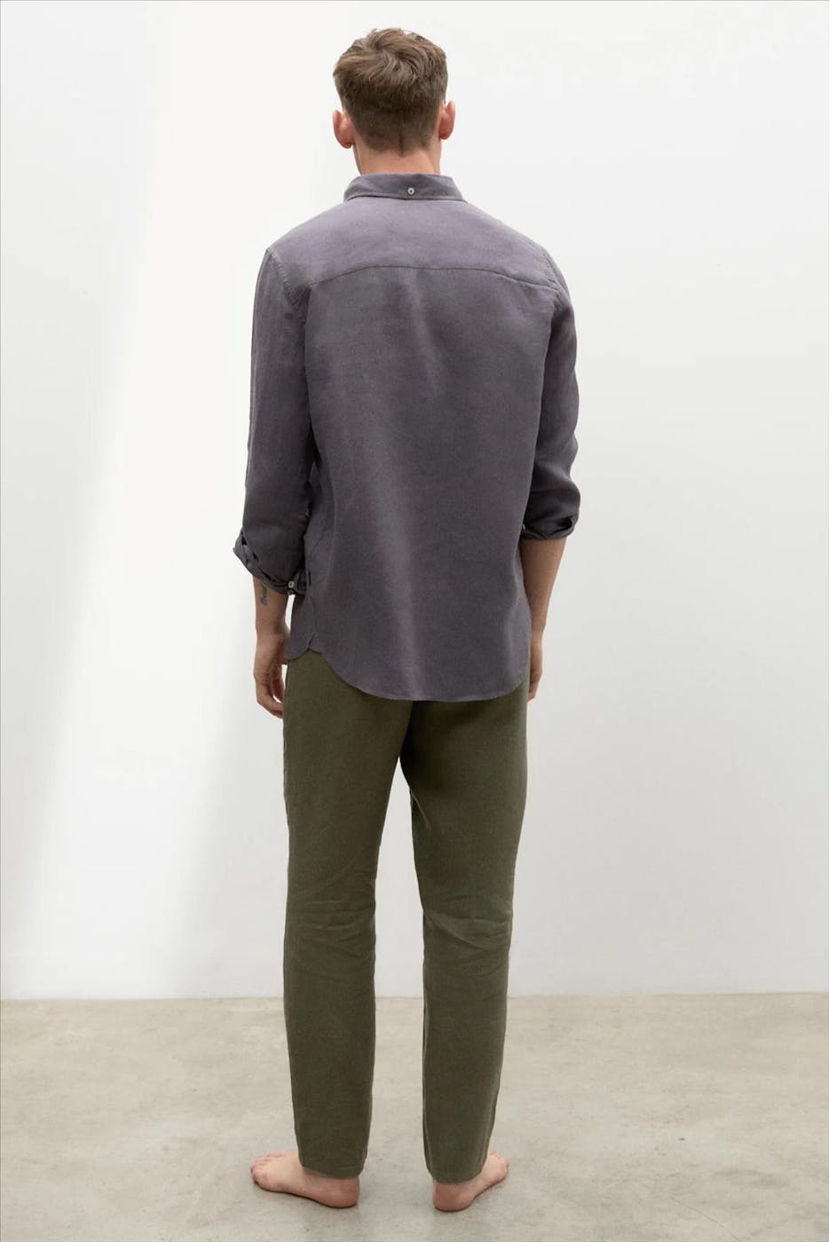 ECOALF - Donkergrijs Malibu hemd