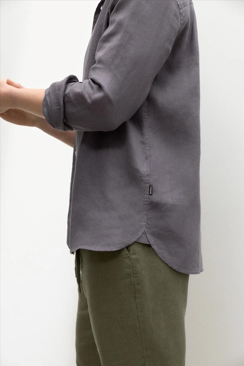 ECOALF - Donkergrijs Malibu hemd