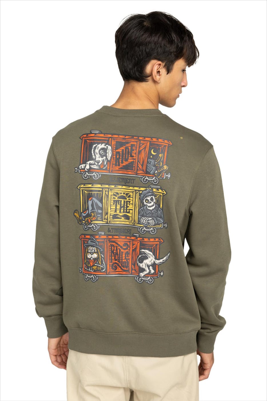 Element - Kaki Timber sweater