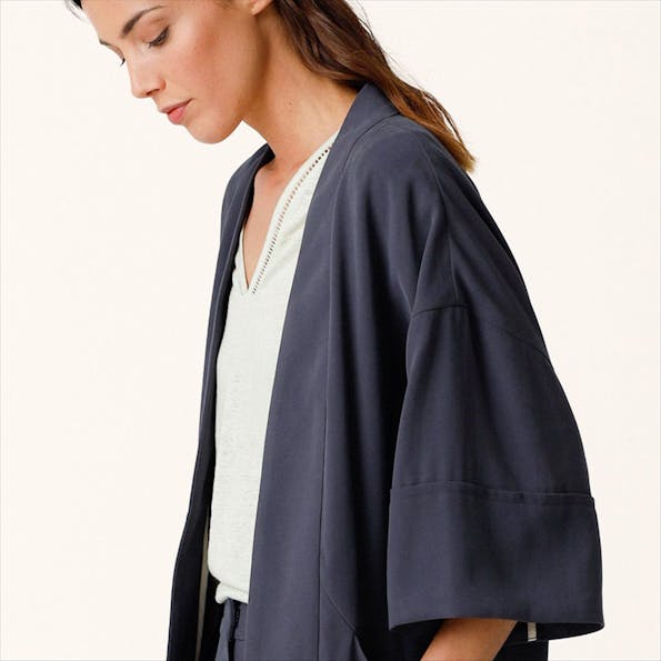 SkunkFunk - Donkergrijze Balere jas