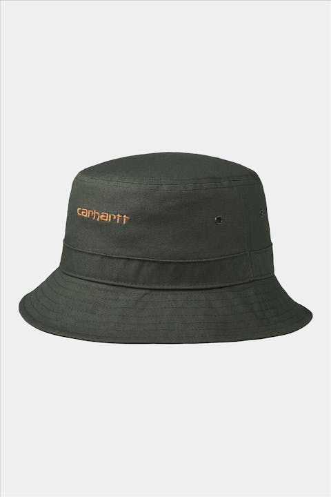Carhartt WIP - Groene Script bucket hat