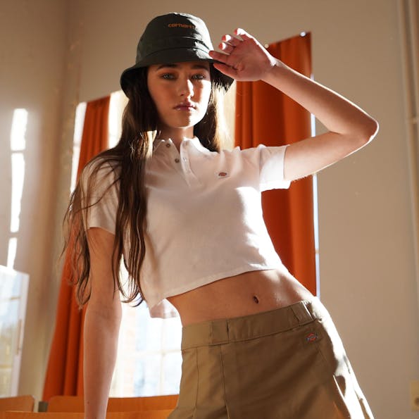 Carhartt WIP - Kaki Script bucket hat
