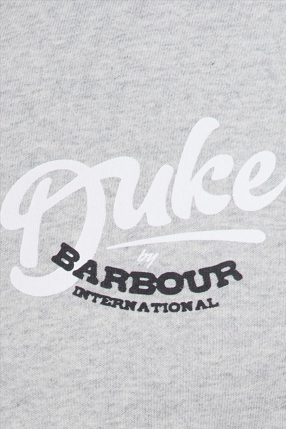 Barbour - Lichtgrijze Legacy Duke T-shirt