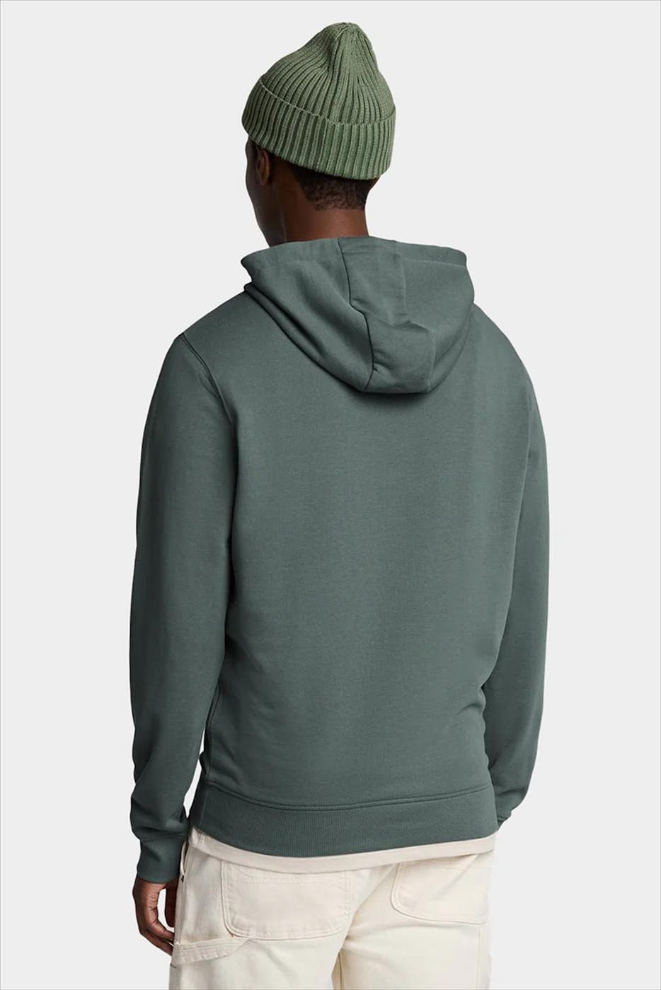Lyle & Scott - Groene Pullover hoodie