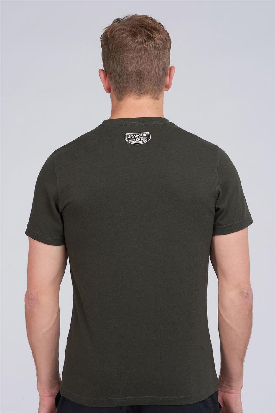 Barbour - Donkergroene Legacy A7 T-shirt