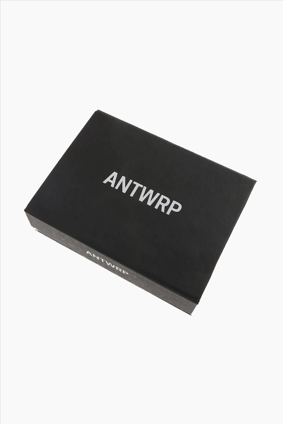 Antwrp - Donkerblauwe-grijze 2-pack Logo sokken giftbox, maat: one size