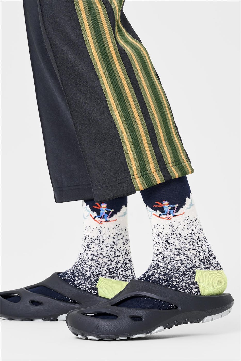 Happy Socks - Donkerblauwe Snowy Night sokken, maat: 41-46