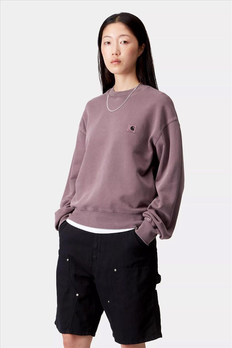 Carhartt WIP - Paarsroze Nelson sweater
