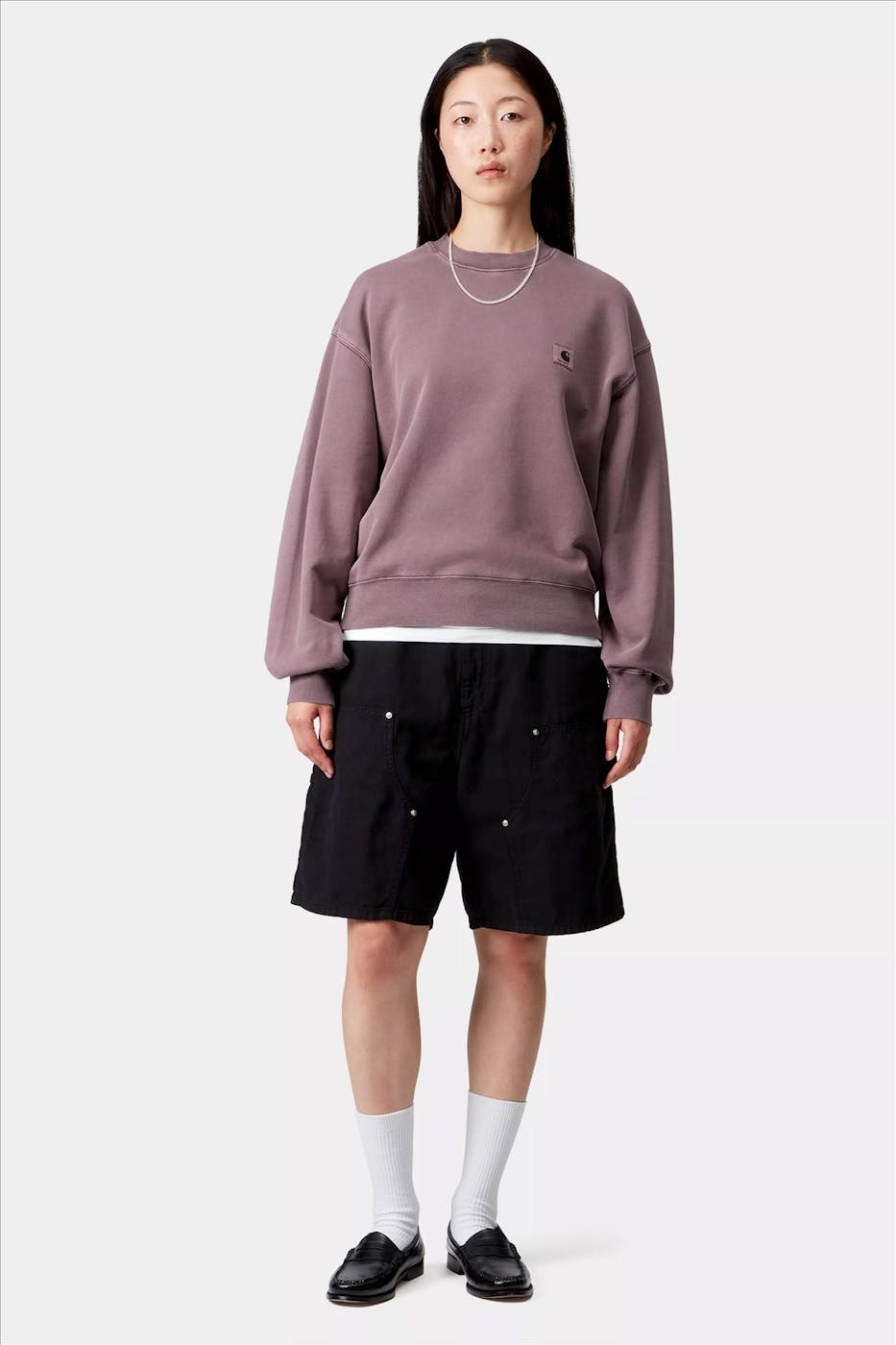 Carhartt WIP - Paarsroze Nelson sweater