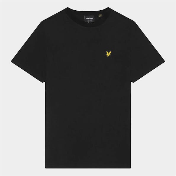 Lyle & Scott - Zwarte Football Graphic T-shirt