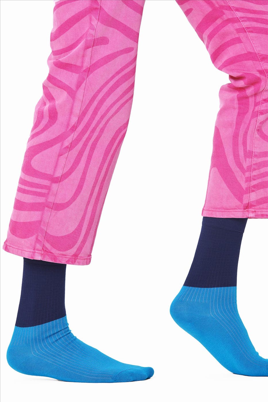 Happy Socks - Blauwe I Am Blocked sokken, maat: 41-46