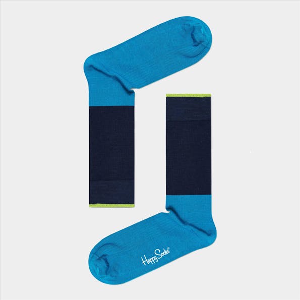 Happy Socks - Blauwe I Am Blocked sokken, maat: 41-46