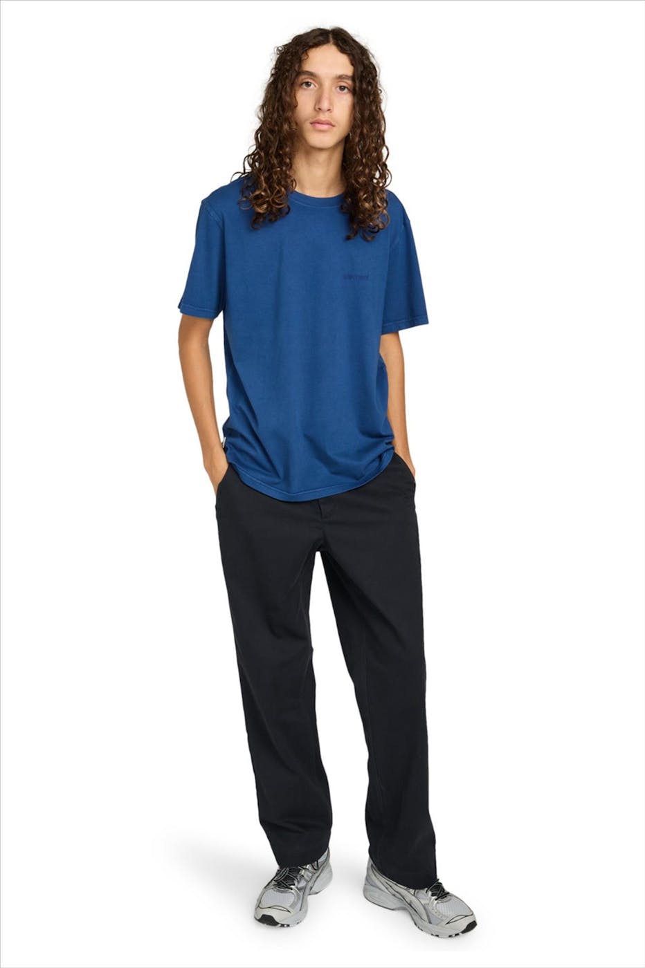 Element - Middenblauwe Lowcase Pigment T-shirt
