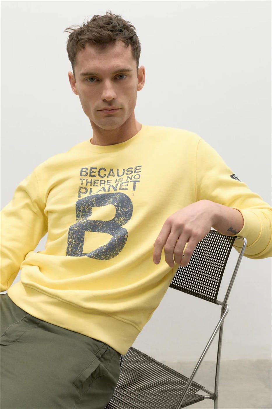 ECOALF - Gele Great B sweater