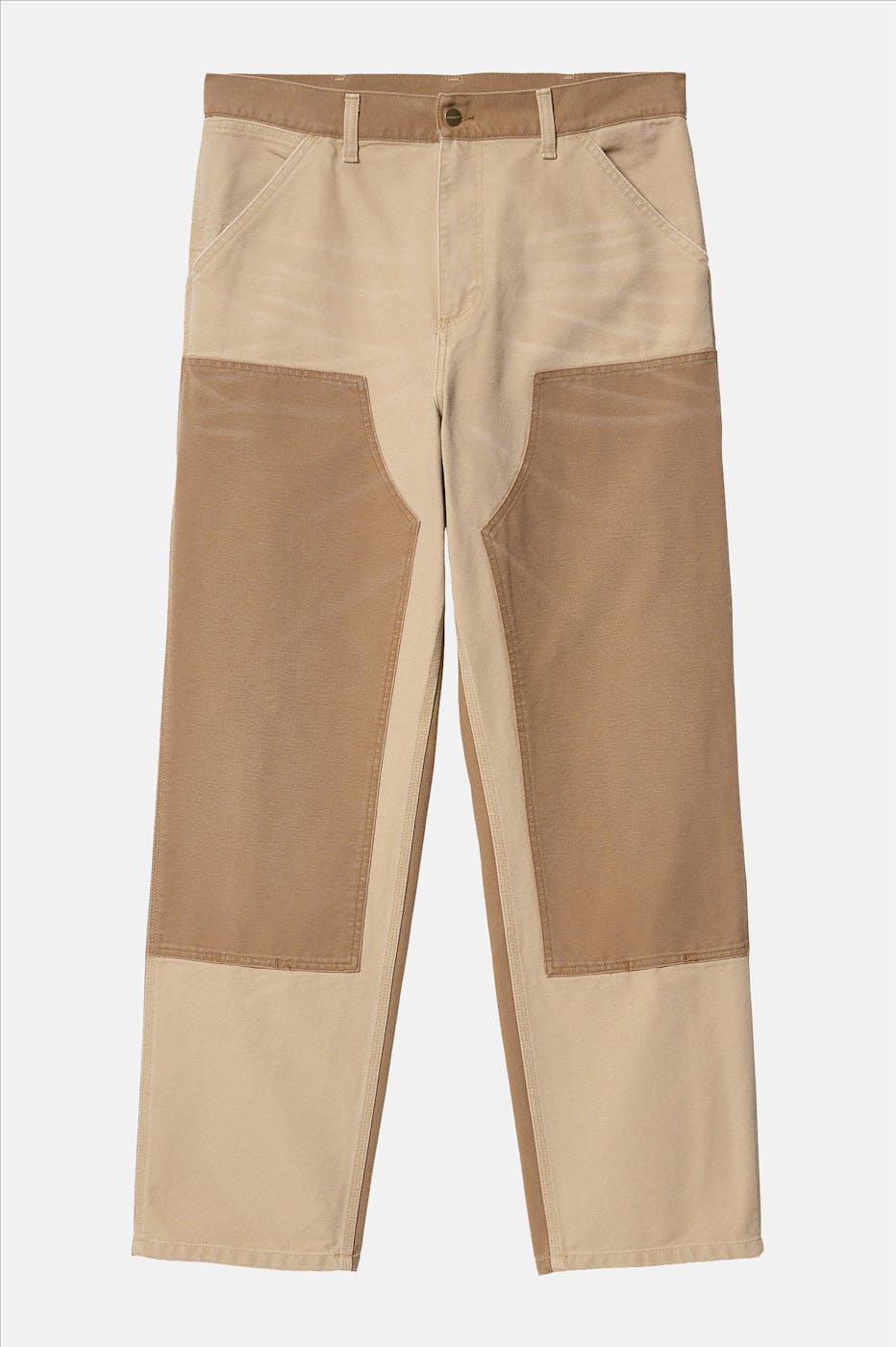 Carhartt WIP - Beige straight Double Knee Pant