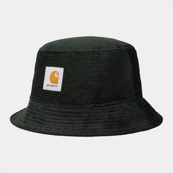 Carhartt WIP - Donkergroene Cord bucket hat