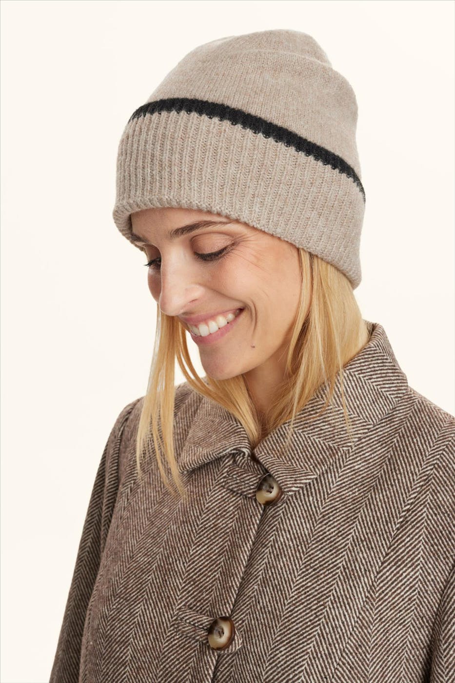 Nümph - Beige Oline muts