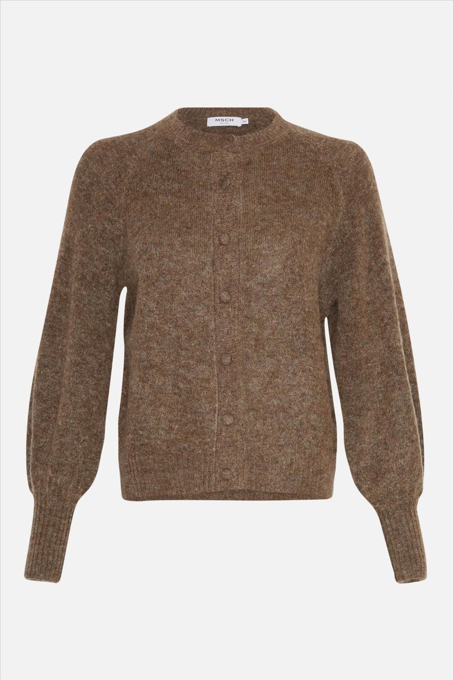 MOSS COPENHAGEN - Taupe Maimee Mohair cardigan