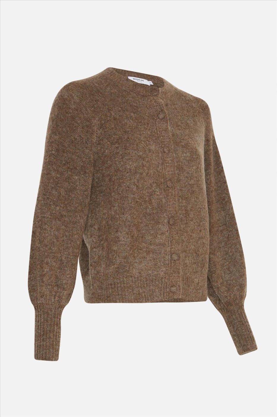 MOSS COPENHAGEN - Taupe Maimee Mohair cardigan