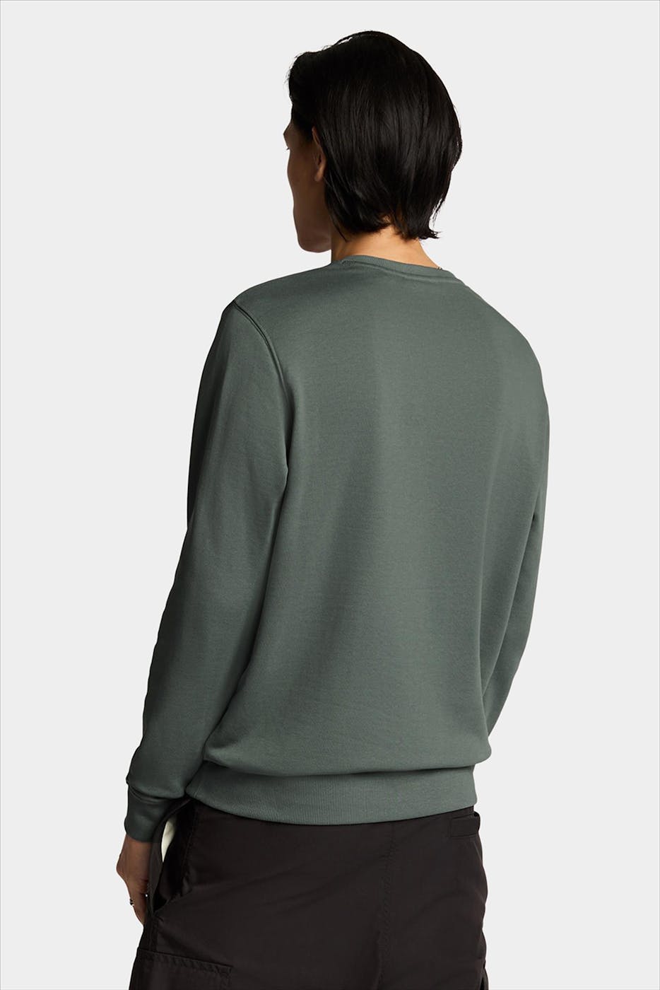 Lyle & Scott - Groene Crew Neck sweater
