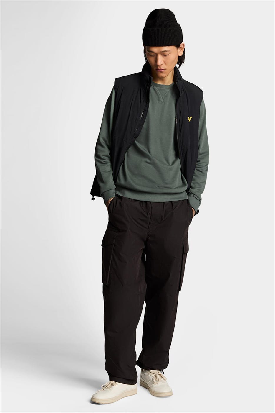 Lyle & Scott - Groene Crew Neck sweater