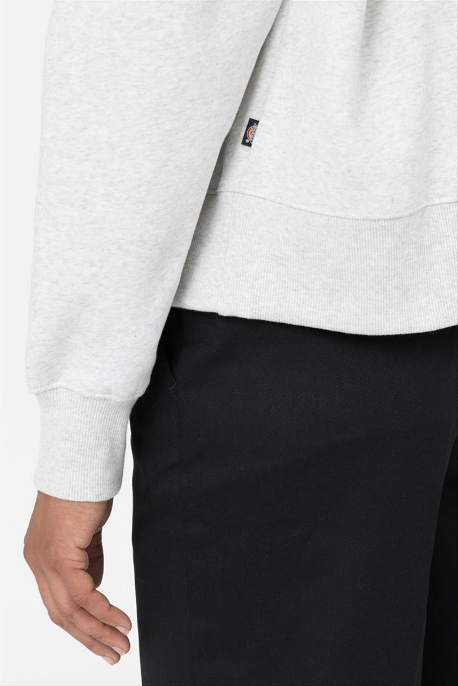 Dickies - Lichtgrijze Half Zip Summerdale sweater