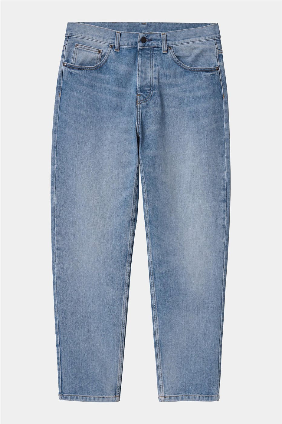 Carhartt WIP - Lichtblauwe Newel tapered jeans
