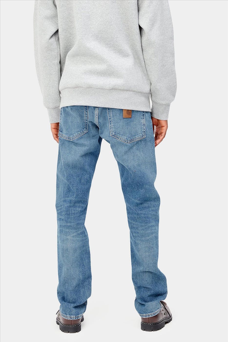 Carhartt WIP - Blauwe Klondike Pant straight tapered jeans