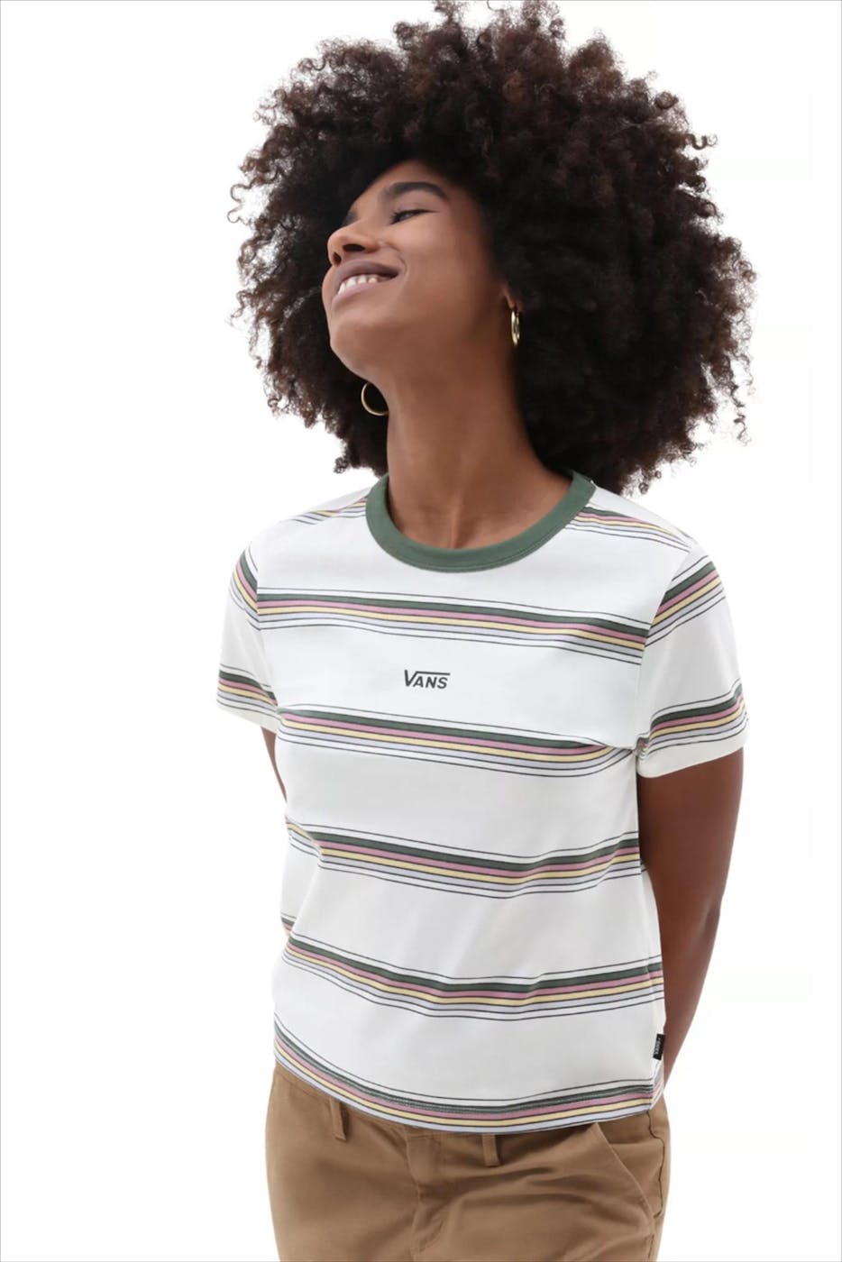 Vans - Beige Line Driven Mini T-shirt