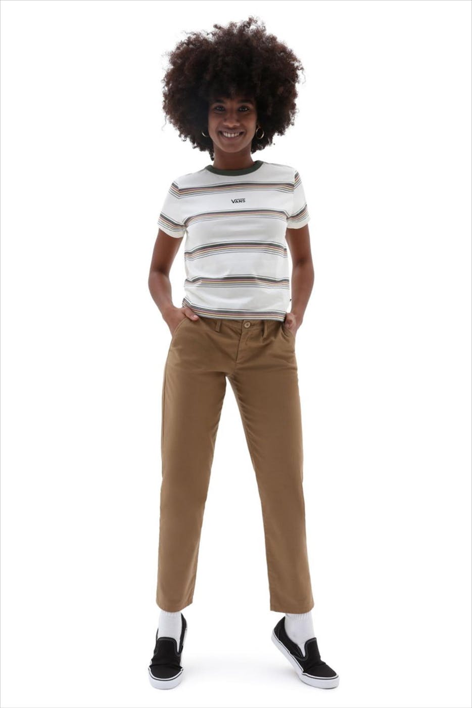 Vans - Beige Line Driven Mini T-shirt