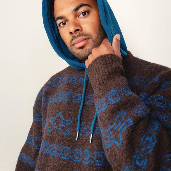 Element - Donkerbruine Shoreton trui