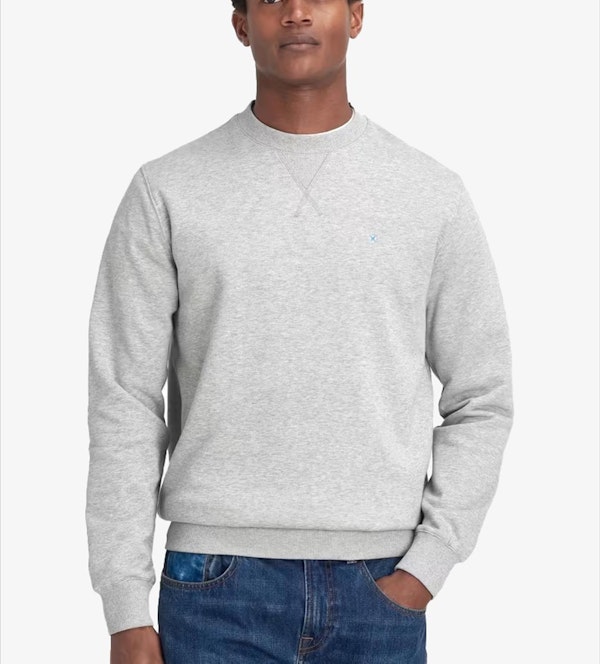Barbour - Grijze Beckhill sweater