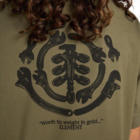 Element - Kaki Iron Works T-shirt