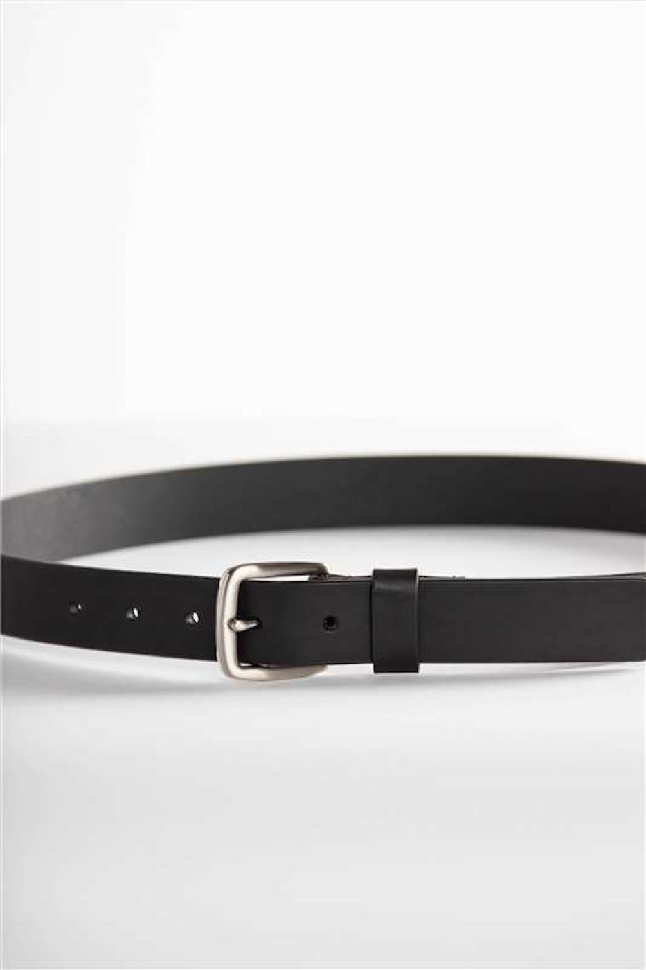 Vano - Zwarte leren riem