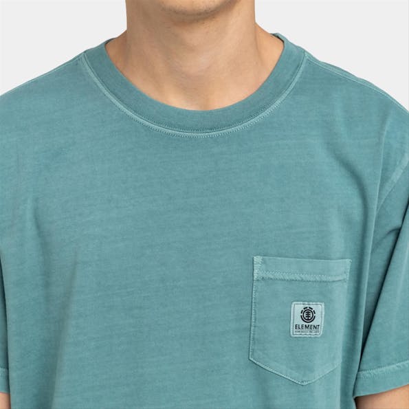 Element - Mintgroene Basic Pocket T-shirt