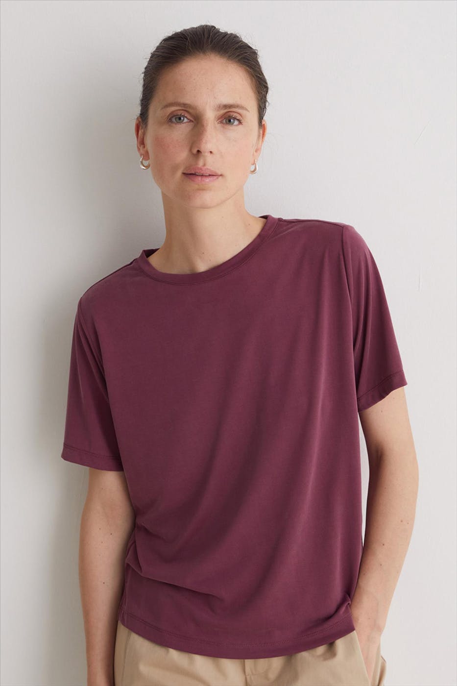 YERSE - Bordeaux Granate T-shirt