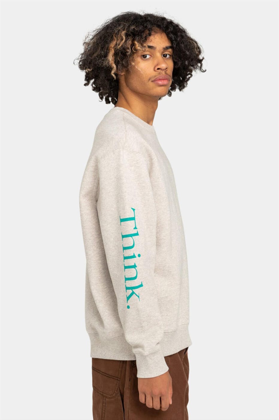 Element - Lichtgrijze Please sweater