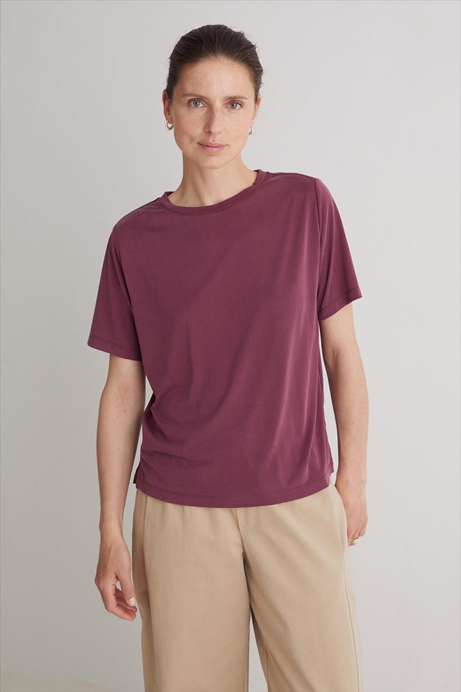 YERSE - Bordeaux Granate T-shirt