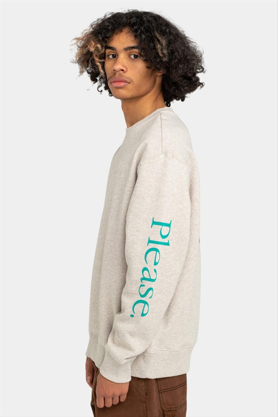 Element - Lichtgrijze Please sweater