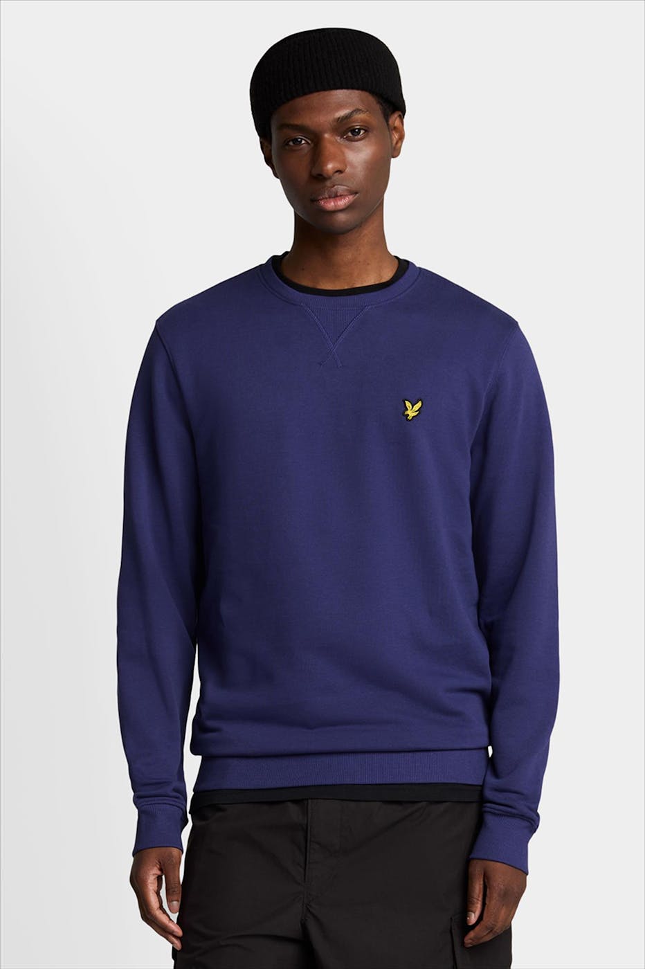Lyle & Scott - Donkerblauwe Crew Neck sweater