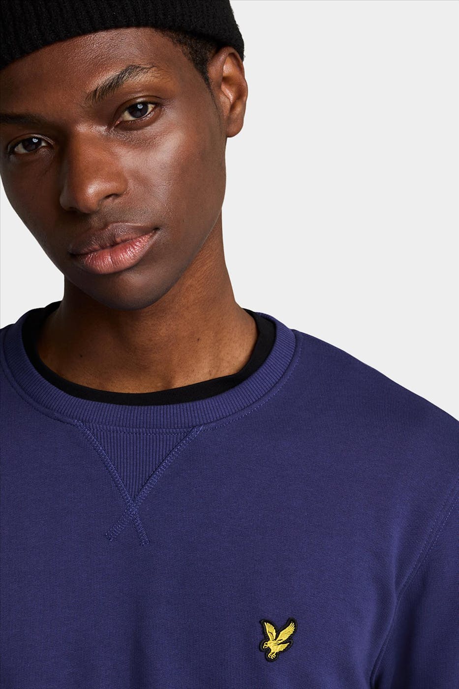 Lyle & Scott - Donkerblauwe Crew Neck sweater