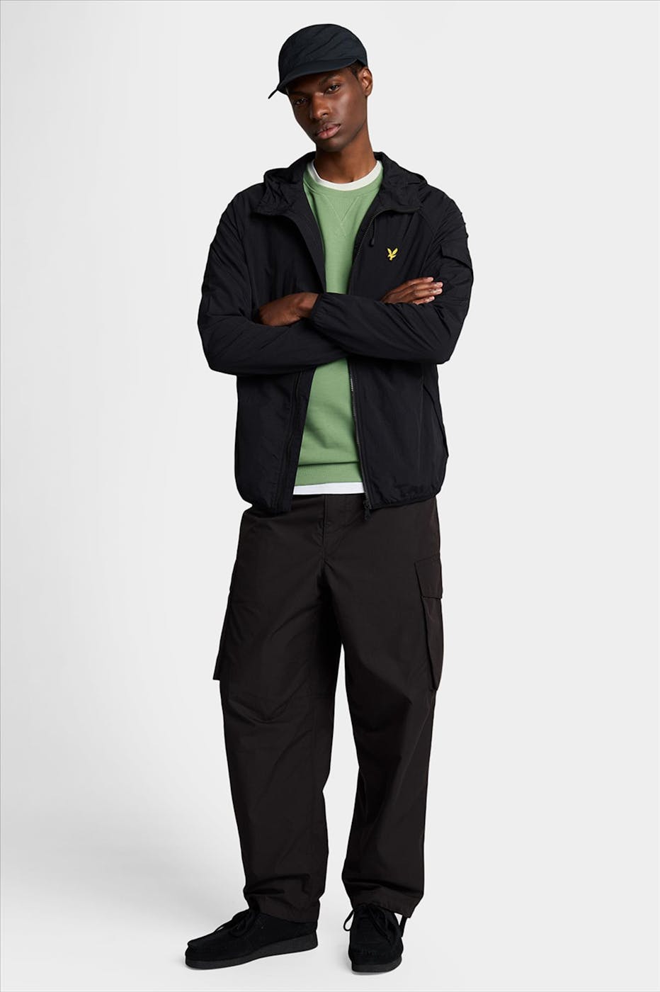 Lyle & Scott - Lichtgroene Crew Neck sweater