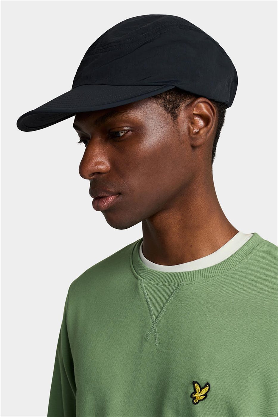 Lyle & Scott - Lichtgroene Crew Neck sweater
