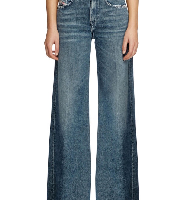 Diesel - Donkerblauwe 1978 D-Akemi Flare jeans