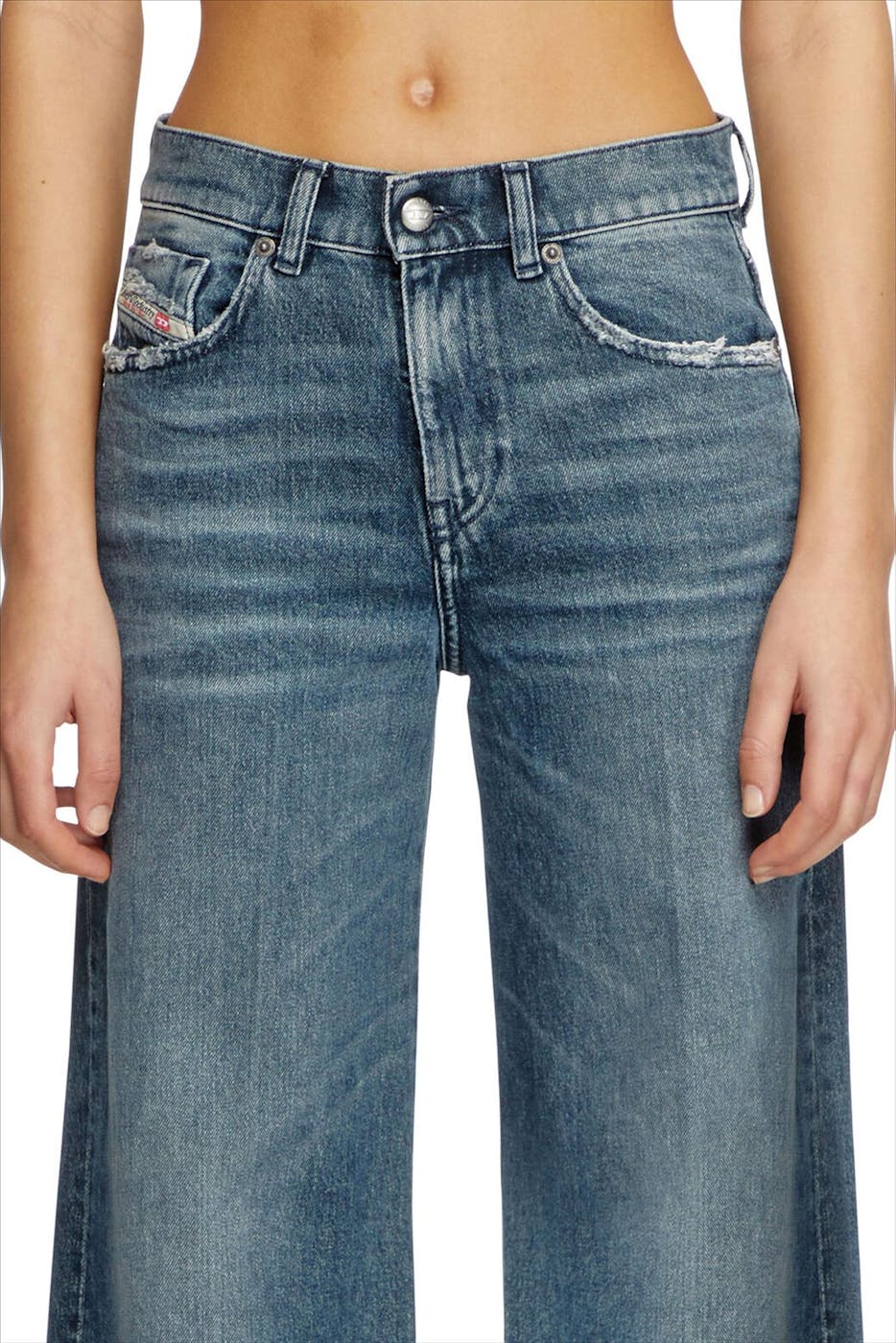 Diesel - Donkerblauwe 1978 D-Akemi Flare jeans